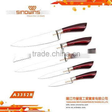 A3377 Deluxe Design High Quality Stainless Steel Kitchen Knife Set photo-3