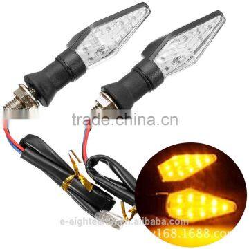 Universal New Motorcycle Waterproof 16 LED Turn Signal Yellow Light