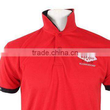 Customized Fabric Embroidery or Printed Brand Name Short Sleeves Custom Sports Polo Tee Shirt photo-2