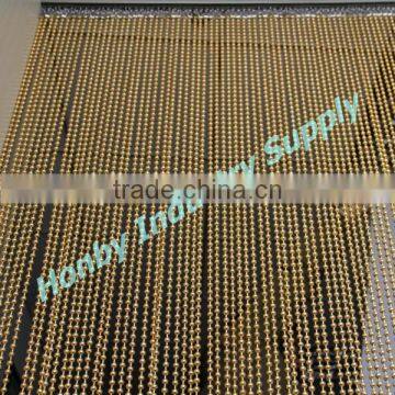 Customizable 6mm Gold Backdrop Metal Beaded Curtain