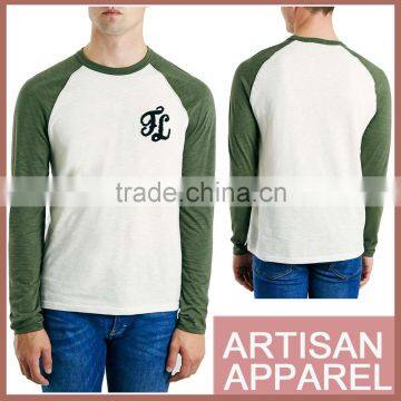 Wholesale Men's t Shirt Custom Fitness Apparel 2015 Fashionable Long Sleeves Men T Shirt