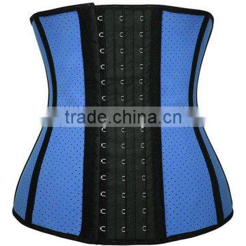 women steel bones waist trainer cincher wholesale latex waist trainer