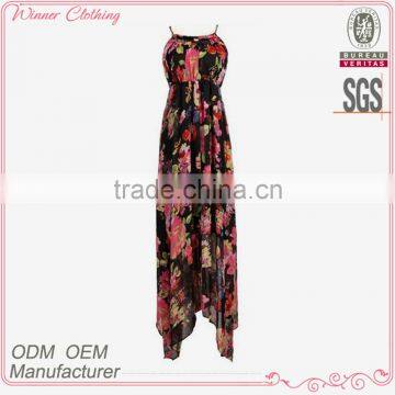 Express Clothing Manufacturing Girls Sexy Summer Maxi Dress 2016
