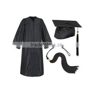 Custom Black Graduation Gowns and Caps