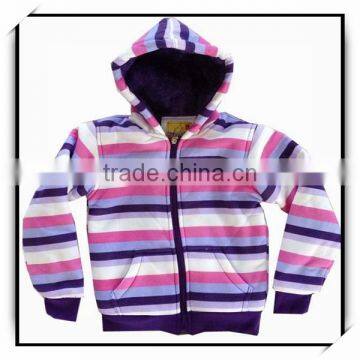 Factory sweatshirt sport fleece outdoor jacket for girls