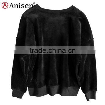 Hot Wholesale Custom Velvet Women Hoodies photo-2