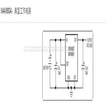 MAX604ESA+T MAXIM NEW and ORIGINAL 16+ SOP (5V/3.3V or Adjustable, Low-Dropout, Low-IQ, 500mA Linear Regulators)