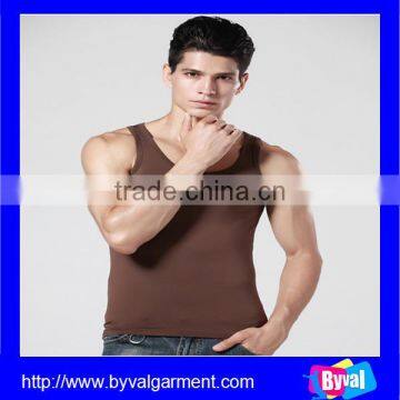 OEM men plain tank tops, fancy men fitness tank top, cheap price gym racer back tank tops