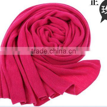 Wholesale Scottish Solid Plain Blank Cheap Cashmere Knitted Scarf photo-2