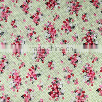 Factory wholesale high quality garment fabric faloral printed cotton fabric