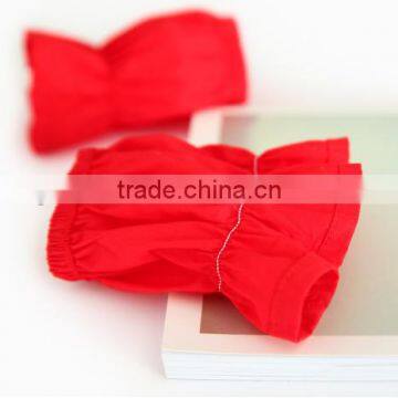 Red Color Baby Clothes 3 Pieces Set Off Shoulder Tulle Bloomer Wholesale Products photo-4