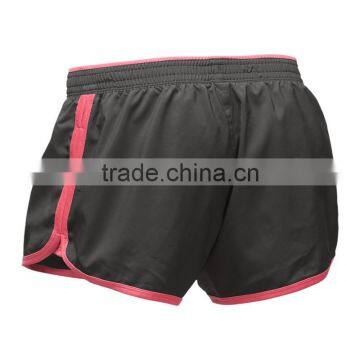 2016 Wholesale OEM Service Women Super Fleece Short Blank Cotton Shorts in Mid Length Clothing Fitness Wear Booty Yoga Short photo-2