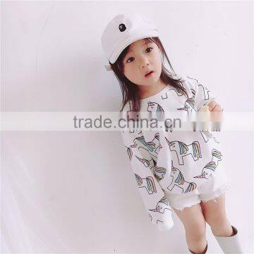 1-6 Years 2017 New Wholesale Autumn Cotton Full Sleeves Pony Boys Girls Coats (pick Size) photo-6