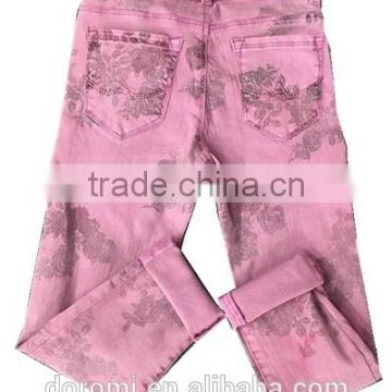 Girls Gaement Dye Demin Pants photo-2