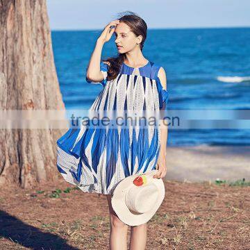 Z&M maxi beach dress short dress fashion dress sleeveless