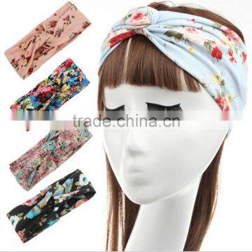 Fashion Women's Printed Headbands,Cotton Headbands