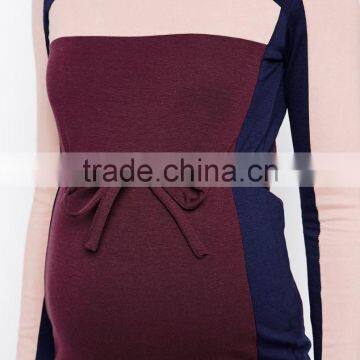 Mamalicious Color Block Body-Conscious Dress China supplier