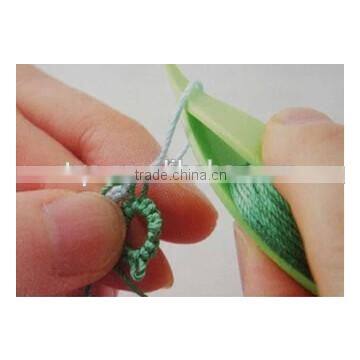 Plastic Tatting Shuttle For Hand Lace Making Craft Knitting Tool 2PCS/set photo-4