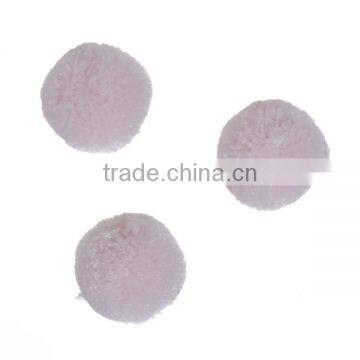 Cashmere Pom Pom Balls DIY Craft Decoration Pink Round 20mm Dia. photo-3
