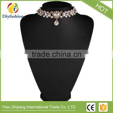 Hot Boho Collar Choker Drop Crystal Beads Necklace Vintage Statement Beads Neck Jewelry photo-2