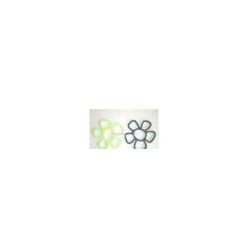 OEM Non-slip Flower Heat Proof Silicone Kitchen Mat for Table, Cup