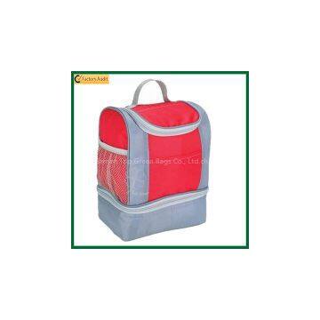 Wholesale Insulated Cooler Lunch Bag With Bottle Holder (TP-CB148) photo-2