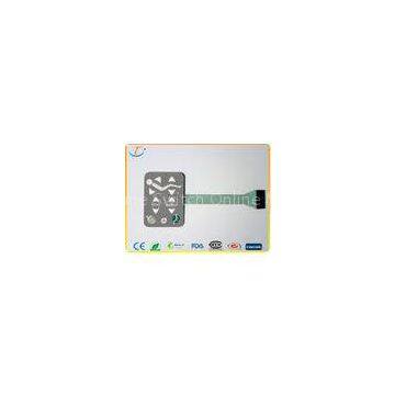 Multi-Layer Flexible Membrane Switch Gloss For Medical Machine , 25mA - 100mA