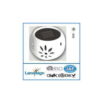 solar light manufacture landsign XLTD-511 ceramic garden balls