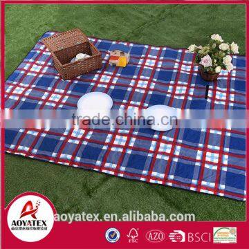 2mm foam polyester waterproof picnic blanket for outdoor use
