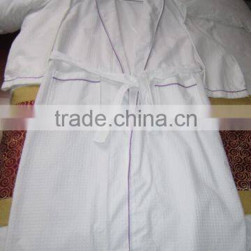 Hotel Mens Waffle Bath Robe 100% Cotton photo-3