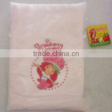 100 cotton soft custom girls towel