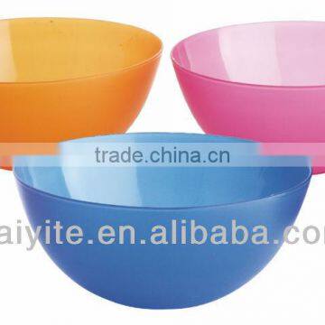 Fashion colorful wholesale plastic soup bowl for houseware