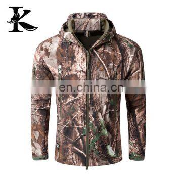 Custom Design Military Hooded Softshell Jacket for Men photo-4