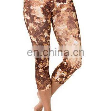 Printed Knitted Leggings/ Stretch Yoga Pants photo-3