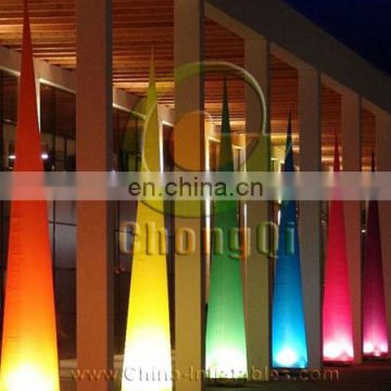 2014 lighting inflatable cone for decoration