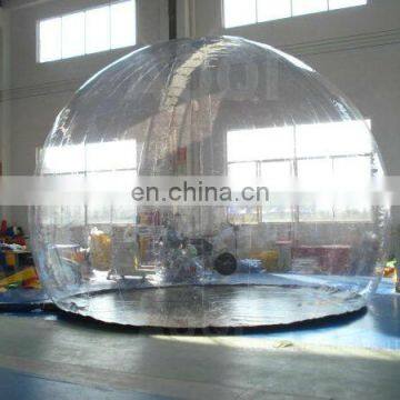 inflatable transparent tent round shape