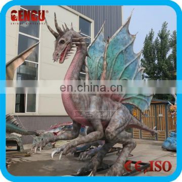 Theme Park Decoration High Simulation Large Dragon Model