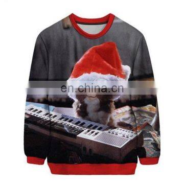 wholesale Christmas sweatshirts -Christmas designs Sublimation Sweatshirt/ High quality custom made