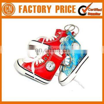 Promotional Shoes Keychain Customized Design Soft Fabric And Rubber Mini Shoe Keychain