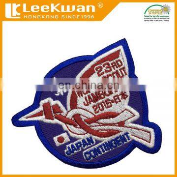 Custom world scout embroidery patch