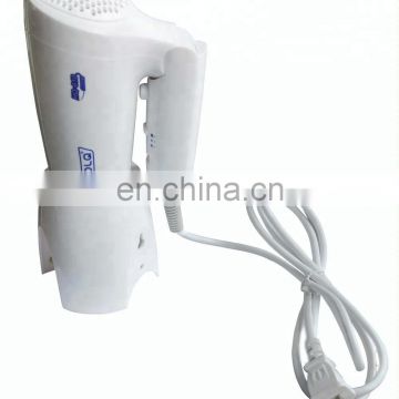 Wall mount hotel hair dryer dual purpose foldable hair drier for table