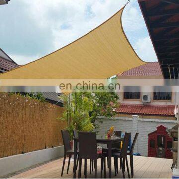 hdpe polyethylene backyard square sun shade sail