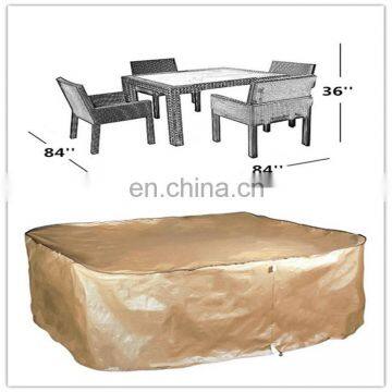 Garden Waterproof Strong Sewing PE Laminated Furniture Cover