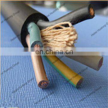 CE certified VDE 3X1.5mm2 LSZH halogen free rubber flexible cable H07RNF H07ZZF