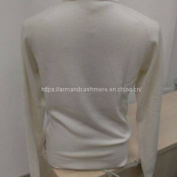 Men's Polo Neck 100% Cashmere Pullover Sweater (1514P) photo-2
