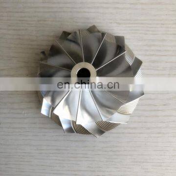 S400 171691 74.53/101.44mm 11+0 blades Turbo milling/aluminum 2618/billet  compressor wheel for S374/S375 : 171702(S400SX4-75),