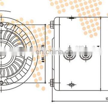 Высокоскоростной высокомоментный гидравлический постоянного тока двигатель 2500 об/мин 12В photo-3