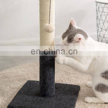 Cheap Price Warm Color Beige Small Size Cat Climbing Jumping Frame With Cat Scratching Board Post photo-5