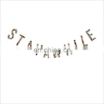 Eco-friendly Products Felt Wedding Garland Flags Bunnting photo-3