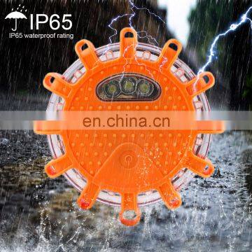 Best Road Flares Battery Operated Magnetic Led Flash Warning Light, 9 Modes Strobe Warning Light Led photo-5
